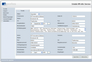 aISA_Kundendetails Screenshot_aISA Kundendetails