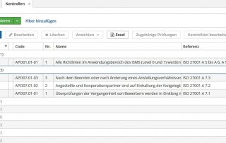 aGRC Software - Kontrollen
