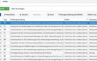 aGRC Software - Audit/Prüfung