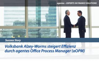 agentes implementiert Lösung zum Risikomanagement bei der Volksbank Alzey-Worms eG